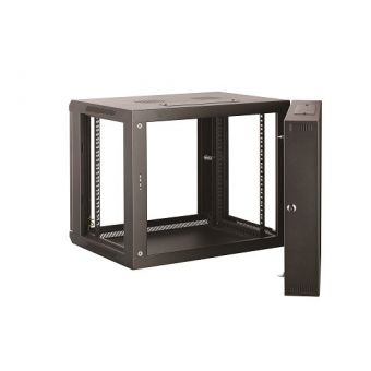 6U 550mm Deep 2 Part/ Hinged Wall Mount Cabinet